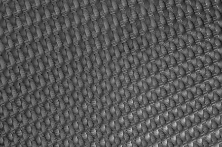 Detail of the weave pattern of plastic 