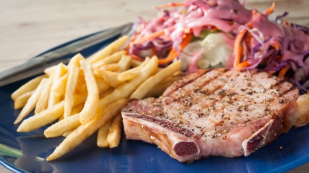 This food is pork chop steak which is very deliciousの写真素材