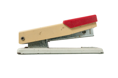 Stapler commonly used in offices and educationの写真素材