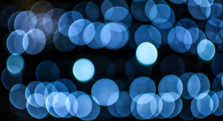 Bokeh light of the lamp in the nightの写真素材