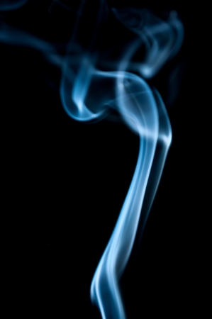 Abstract smoke on black backgroundの写真素材