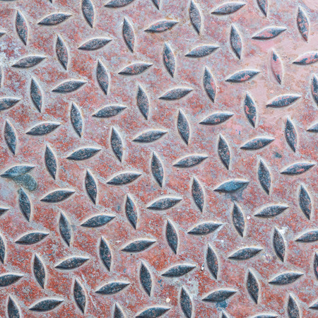 Surface of area covered with ironの写真素材