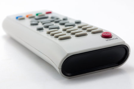 TV remote control isolated on white background