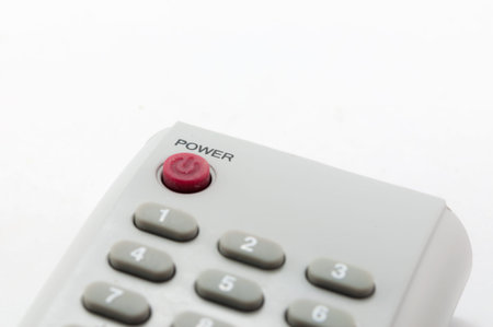 TV remote control isolated on white background