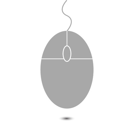  Grey mouse, Computer Deviceのイラスト素材