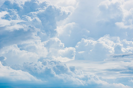 A lot of cloud on blue sky