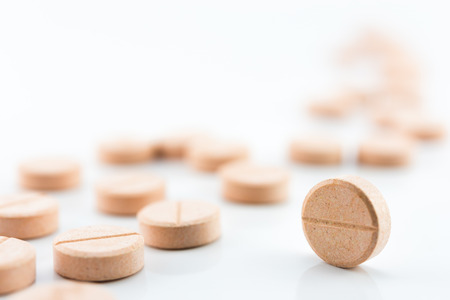 Medicine on white backgroundの写真素材