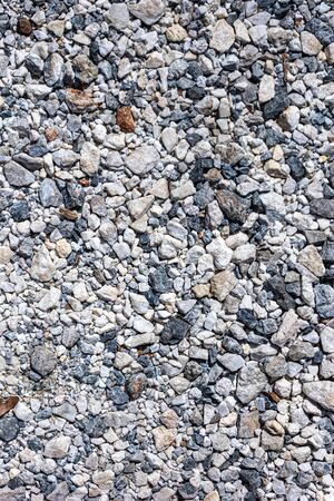 Stone scree texture backgroundの写真素材