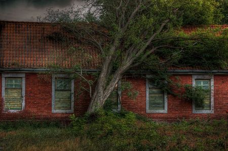 russian barracks 3 (not existing anymore)の写真素材