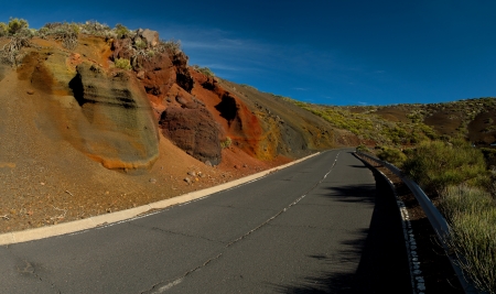 colorful roadの写真素材