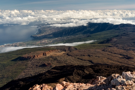 northern coastline of tenerifeの写真素材