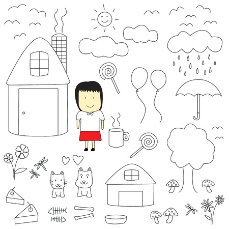 Happyのイラスト素材