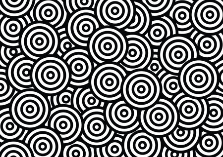 Circle patternのイラスト素材