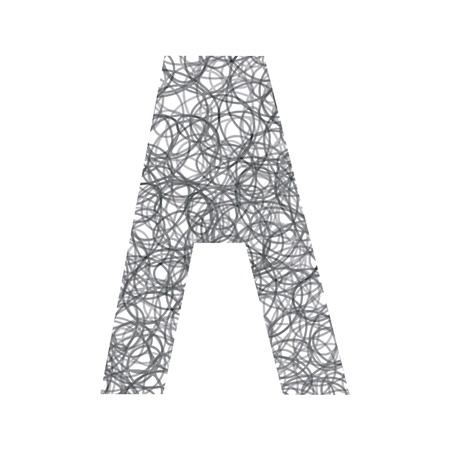 A alphabet for design and decoration のイラスト素材