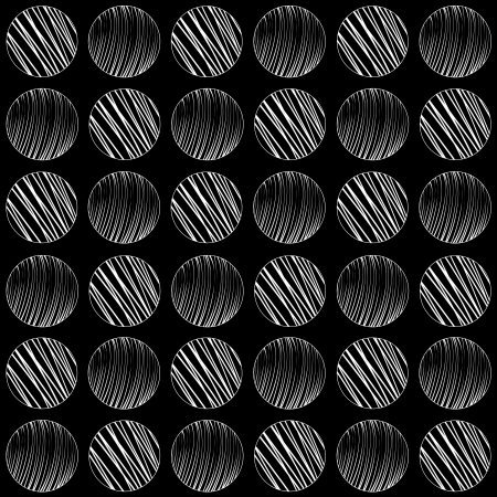 White circles on a black background のイラスト素材
