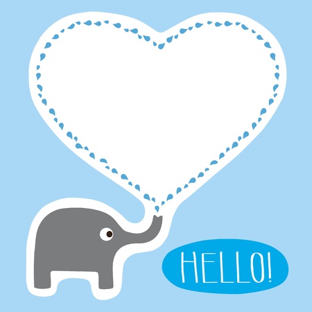Hello Cardのイラスト素材