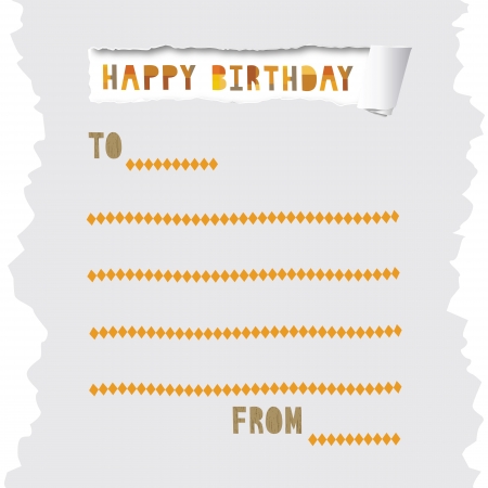 Birthday cardのイラスト素材