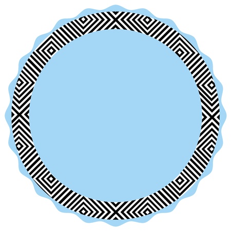 Square pattern cardのイラスト素材