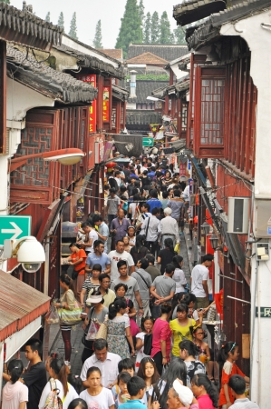 QiBao old town, Shanghai, Chinaのeditorial素材