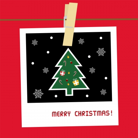 Christmas greeting card23のイラスト素材
