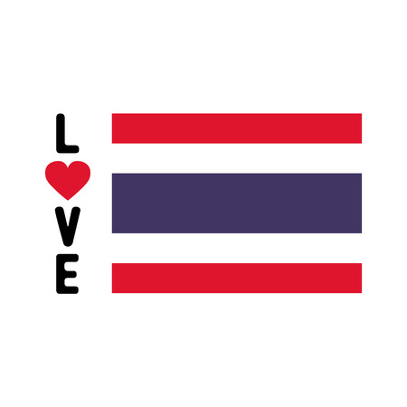 Love Thailand letter for design and decoration のイラスト素材