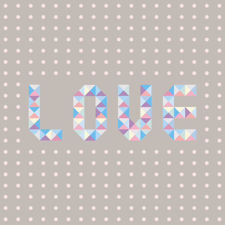 Pastel love letters for decoration のイラスト素材