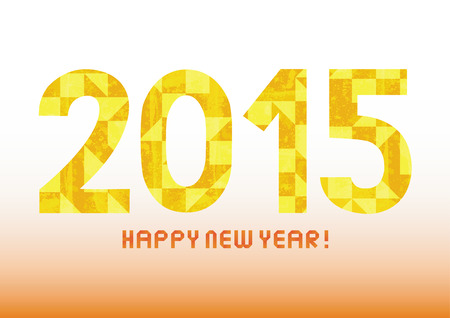 Card for Happy New Year 2015.のイラスト素材