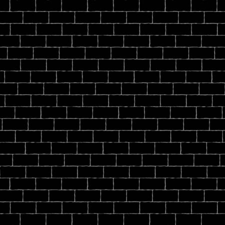 Black and gray brick wall background. Vector design.のイラスト素材