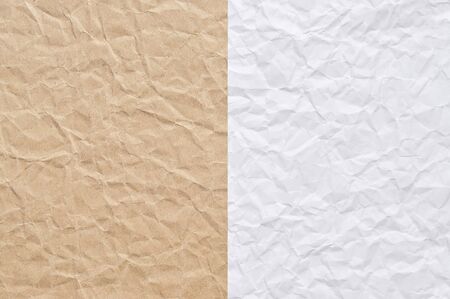 Brown and white paper useful as a background.の写真素材