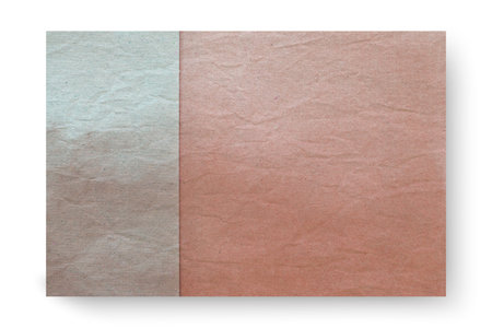 Crumpled paper mockup on white background.