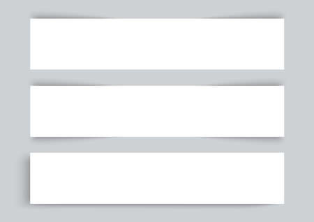 Mockup of three business cards on gray background.のイラスト素材