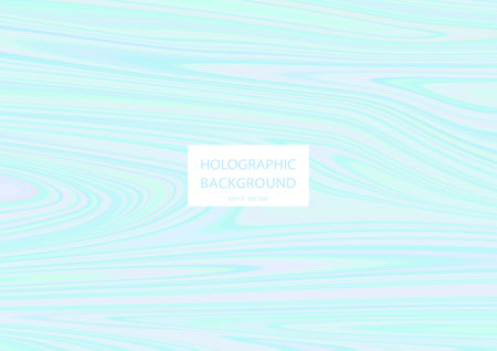 Abstract holographic background with pastel colors. Vector illustration.のイラスト素材