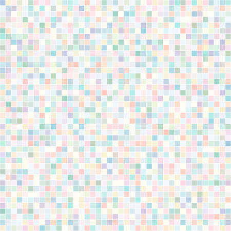 Cover template design with pastel geometric shapes. Seamless square background.のイラスト素材