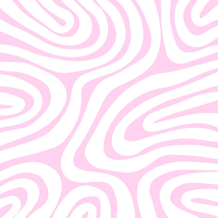 Liquify effect background with pink and white colors.のイラスト素材