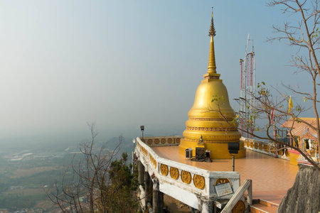 temple hilltopの写真素材
