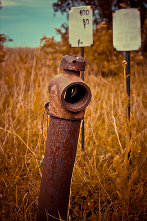 Old rusty hydrant.の写真素材