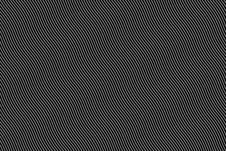 Thin wavy lines seamless pattern. Repeatable wavy zigzag lines vector pattern.