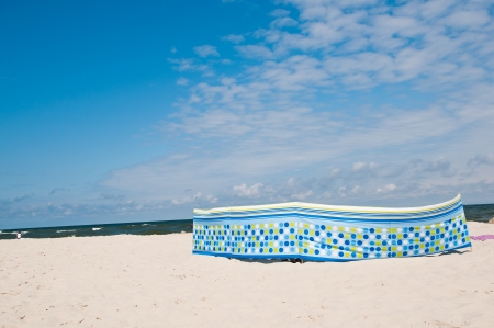 landscape on beach in Polandの写真素材