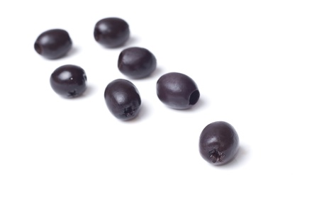 Fresh black olives compositionの写真素材