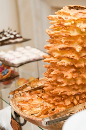 Traditional cake sakotis  sekacz  from Polandの写真素材