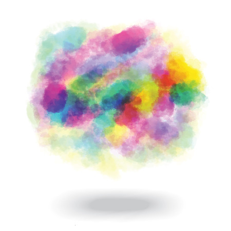 Colorful vector watercolor background paint のイラスト素材