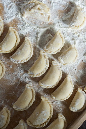 Polish dumplings calledの写真素材