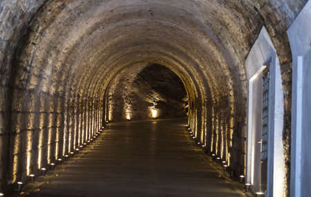 entrance to the museum of the Panatenna stadium in Athensのeditorial素材