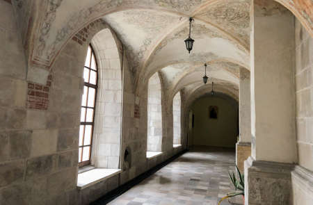 Cloisters of the Cistercian monastery in J?drzej?wのeditorial素材