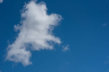 Blue sky background with clouds