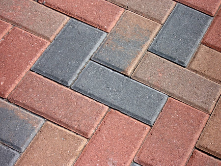 brick pattern walkway