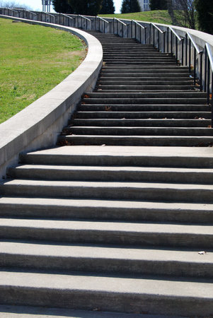 steps up the hillside