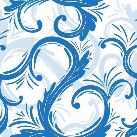 curl seamless pattern can be used for wallpaper, website background, textile printingのイラスト素材