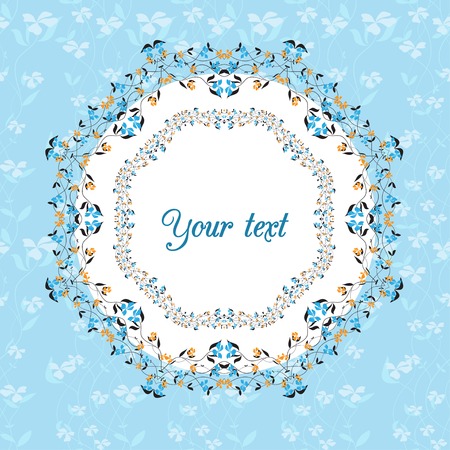 floral design card illustration can be used for website background and greeting cards or cover decorationのイラスト素材