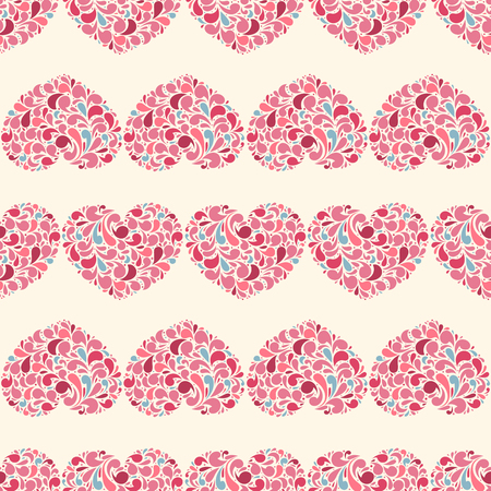 St Valentine day seamless patternのイラスト素材
